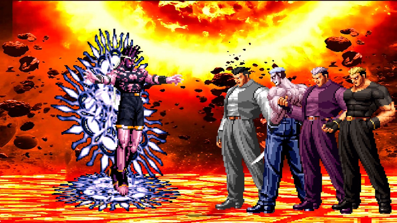 [KOF Mugen] Orochi Joe vs Ryuji Yamazaki Team