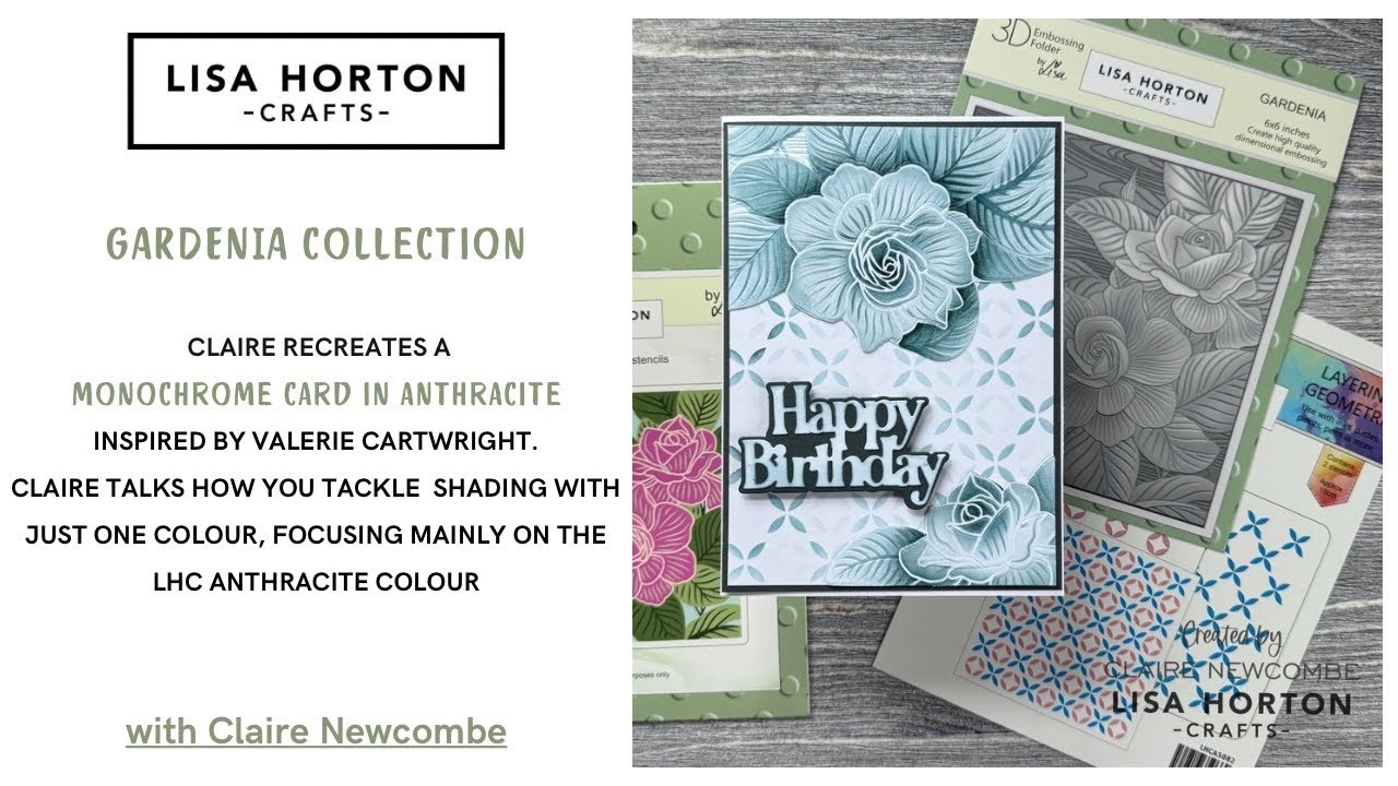 ANTHRACITE STENCILLING WITH THE GARDENIA COLLECTION