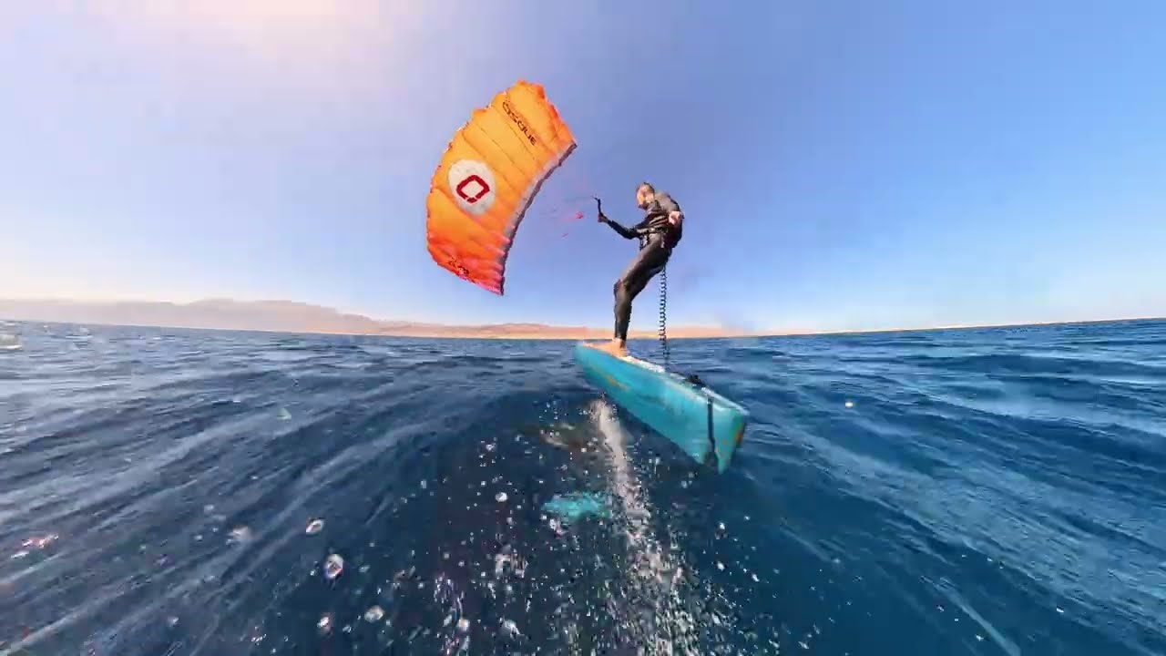 Parawing/downwind in Dahab, Egypt, Red Sea 2026