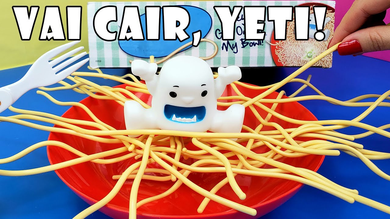 Monstrinho Yeti No Meu Espagueti Tia Flá X Produção