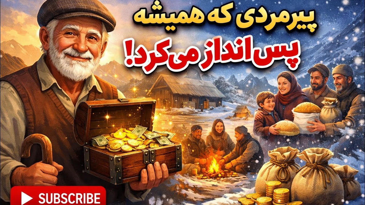 همه او را خسیس می‌دانستند… تا روزی که پیرمرد صندوقش را باز کرد! 😳