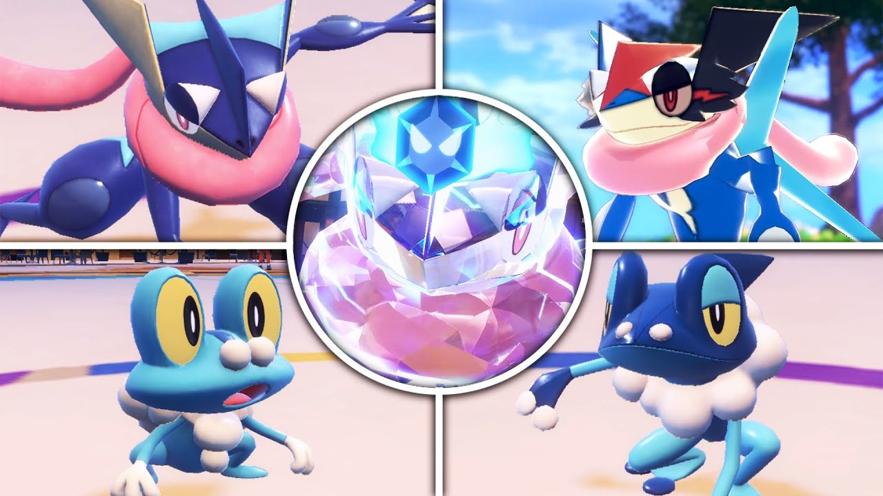 Pokemon Scarlet & Violet - Greninja Line & Ash Greninja