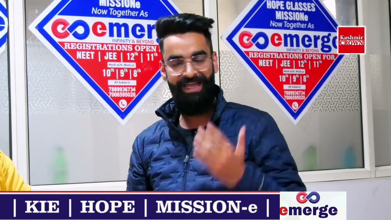Master of Chemistry Watch Special Interview With Waseem Sir In Emerge Srinagar