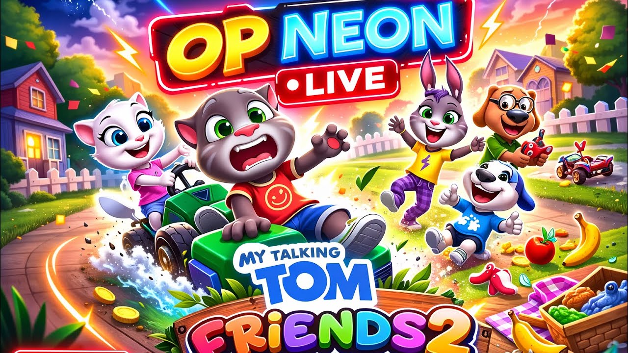 TALKING TOM LIVE WITH FAMILY & FRIENDS #talkingtom #talkingcat #t #talkingtom2 #prismlivestudio