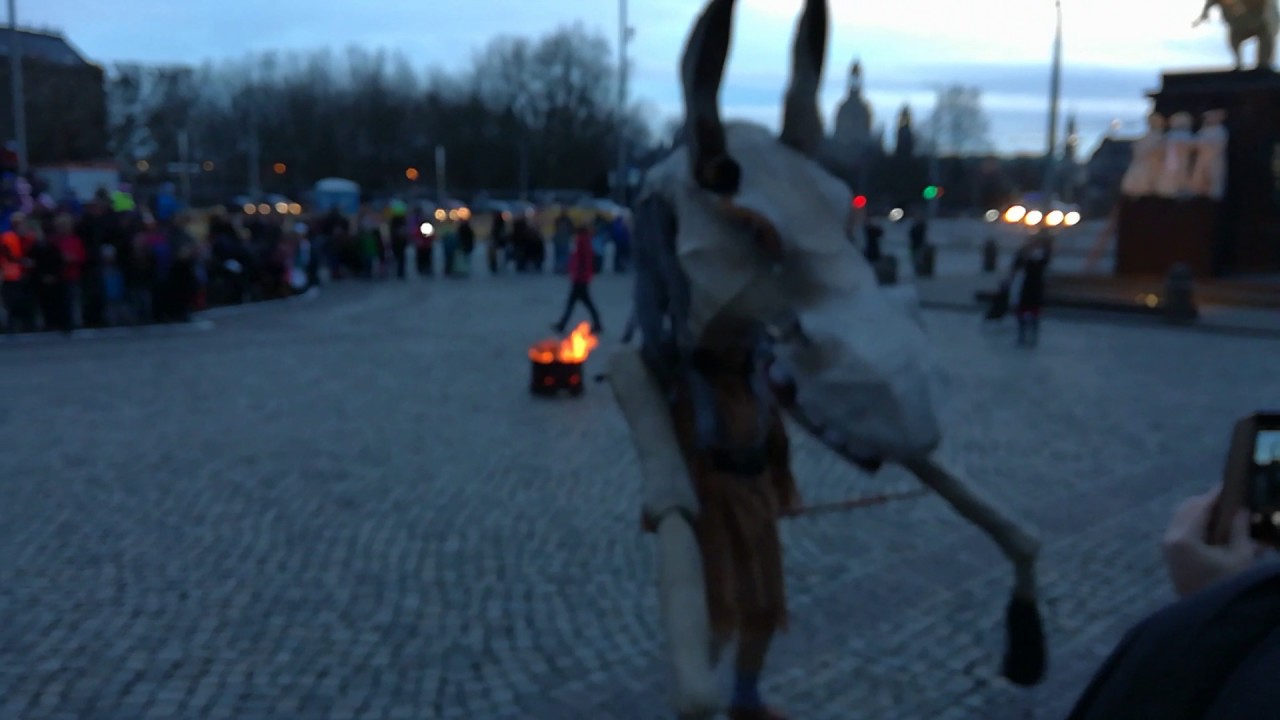 Wintervertreibung, Hauptstra&szlig;e, Dresden, Innere Neustadt, 28. Februar 2017 Teil 2