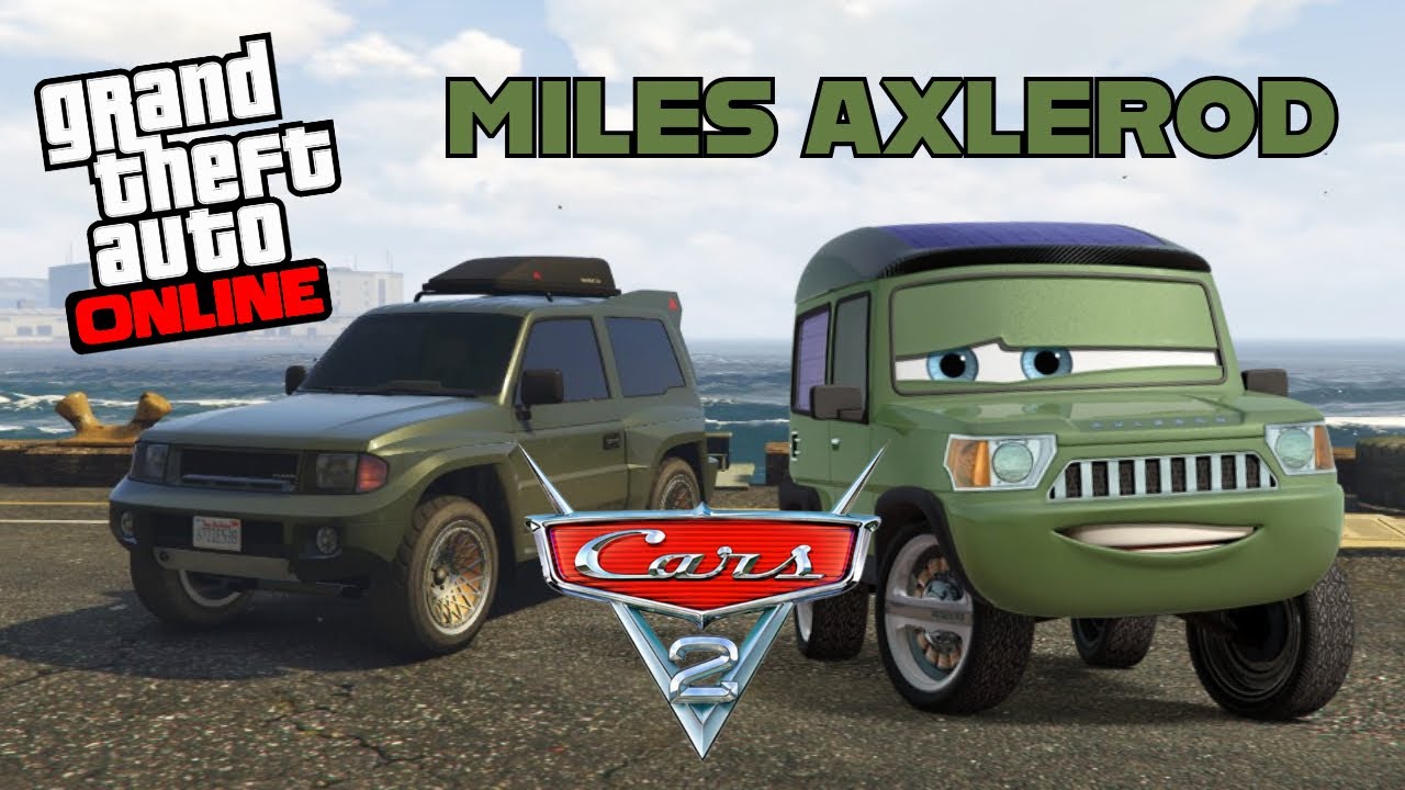 GTA 5 Online: How To Make Miles Axlerod From Disney Pixar Cars 2!