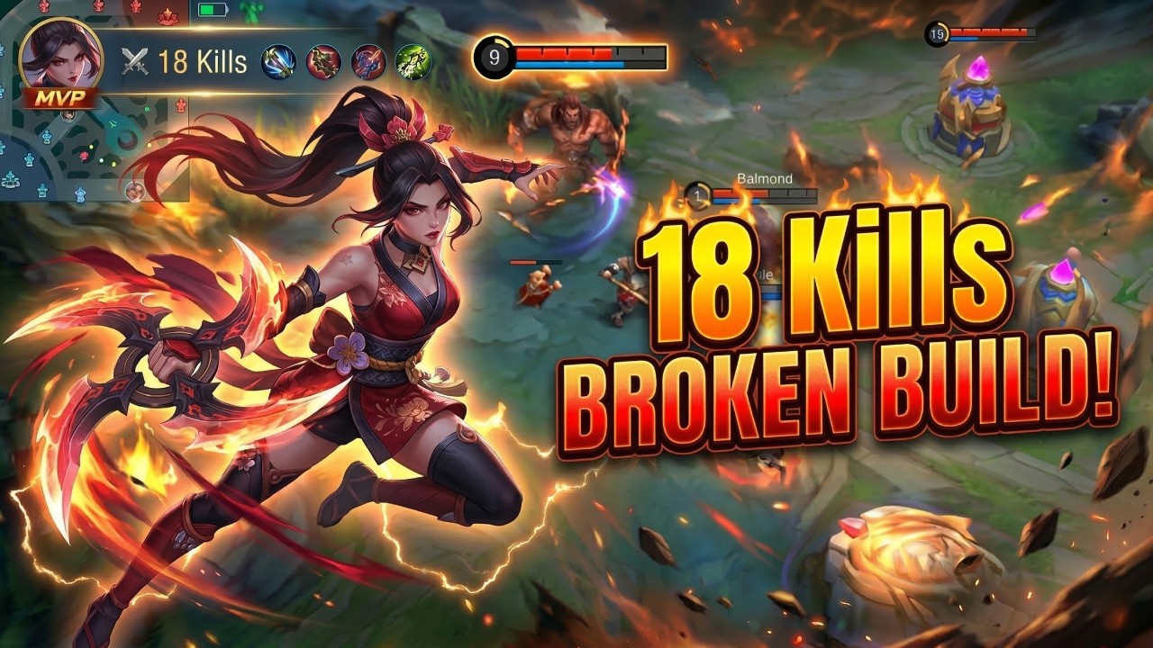 HANABI 18-2 BROKEN BUILD! 💀 100% IMMORTAL LATE GAME (Full Gameplay) | Mobile Legends | MLBB