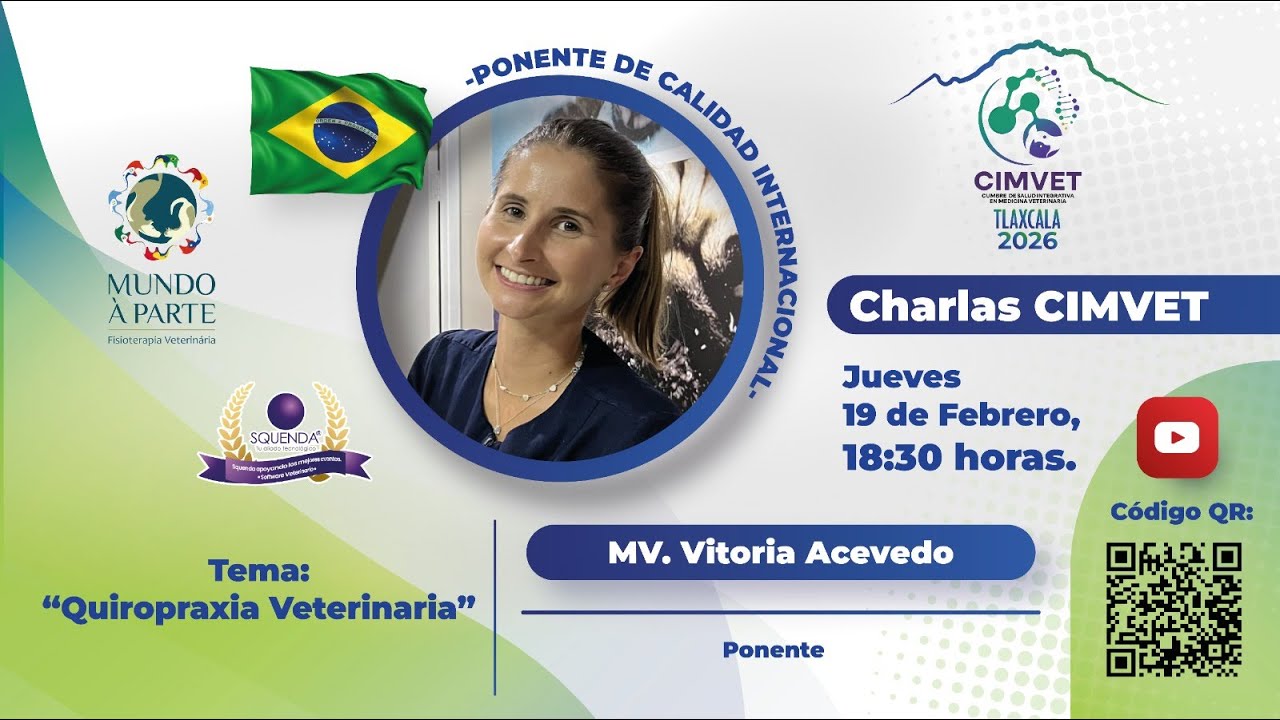 CHARLAS CIMVET 2026 – Quiropraxia Veterinaria.