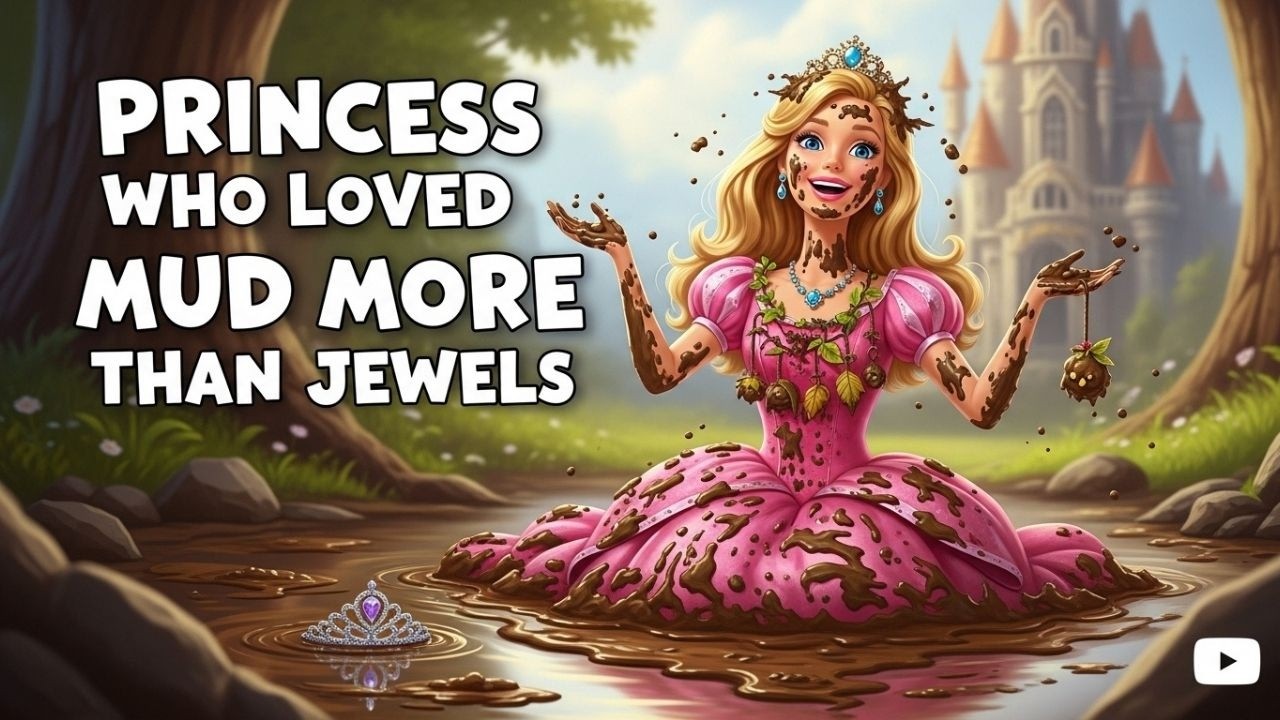 Barbie Princess Who Loved Mud More Than Jewels - | Easy English Story (A2 Level) #barbiestory