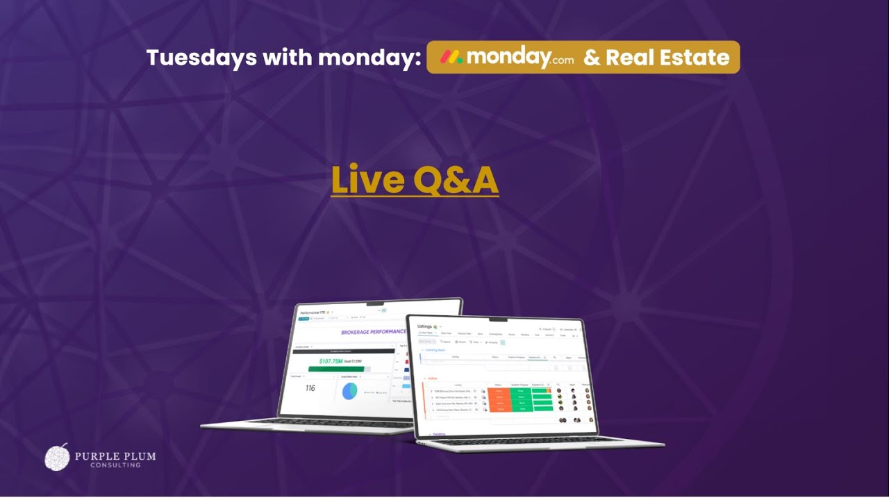 🎤 Real Estate Q&A: Prospect Tracking, Onboarding & Custom Checklists in monday.com