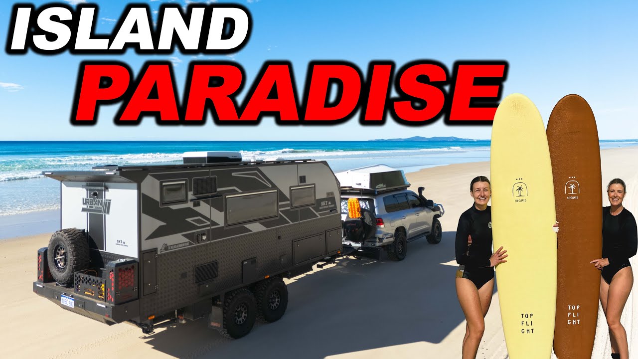 EPIC Offgrid Island Beach Camping / Exploring Stradbroke Island / 4x4 & Offroad Caravan [EP17]