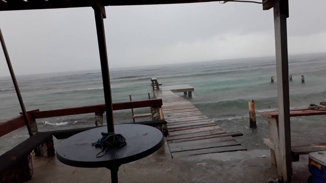 heavy rain while camping