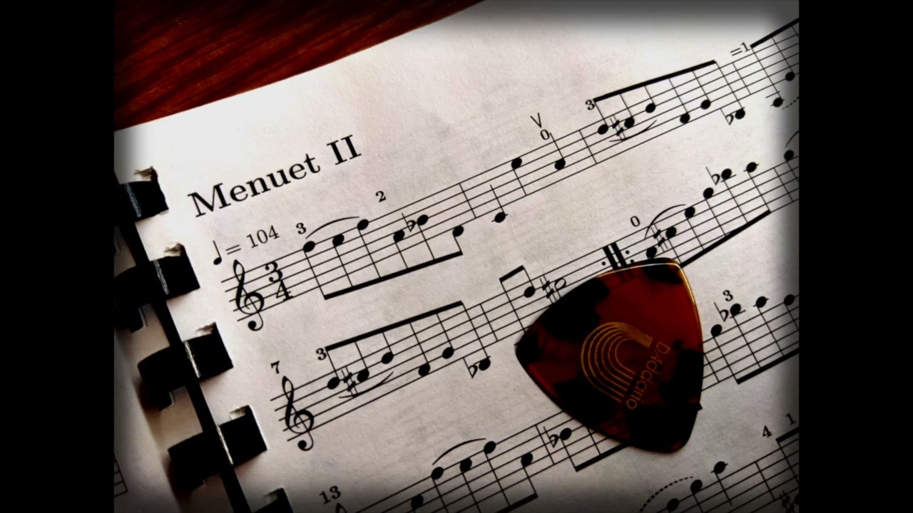 Bach Cello Suite I, Menuet II (mandola solo) | TABLATURE