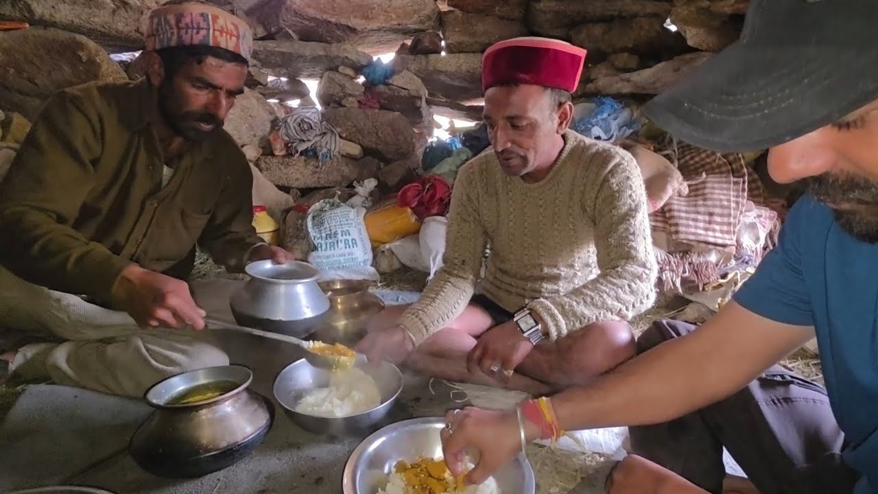 Shepherd's lifestyle in Lahaul Valley Himachal Pradesh 