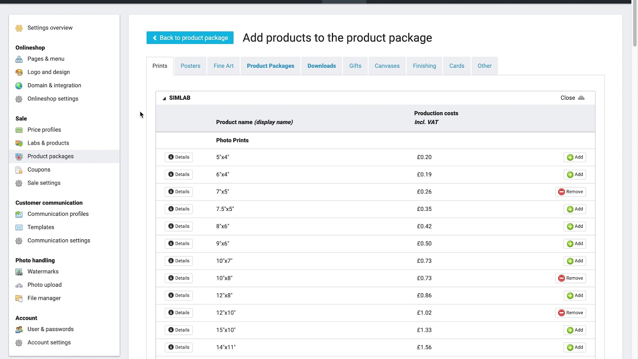 Creating Product Packages