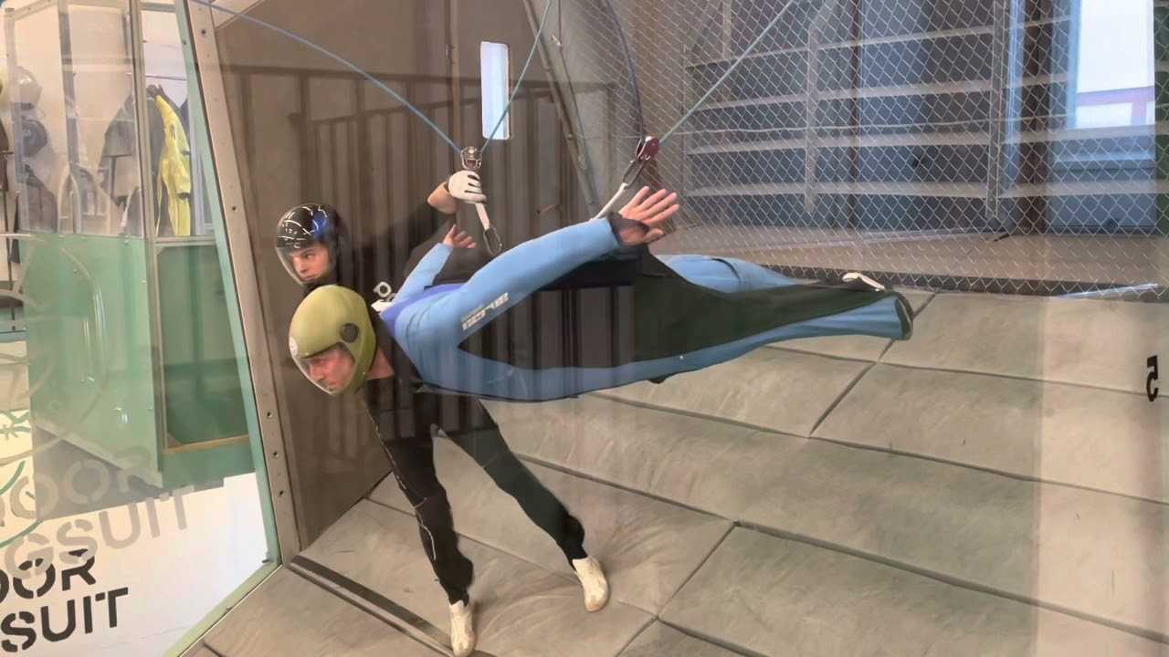 Indoor Wingsuit Stockholm - Alex full  first session