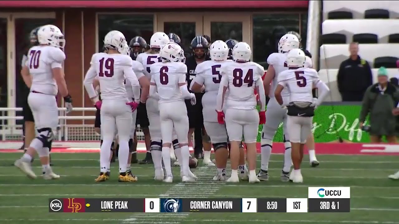 2024 Archive: 6A Football Championship: Lone Peak vs. Corner Canyon