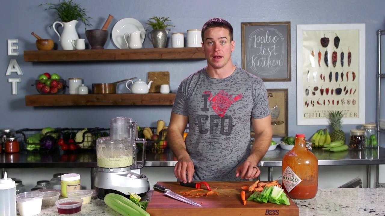 Chicken Wings with Paleo Ranch - Paleo Cooking with Nick Massie