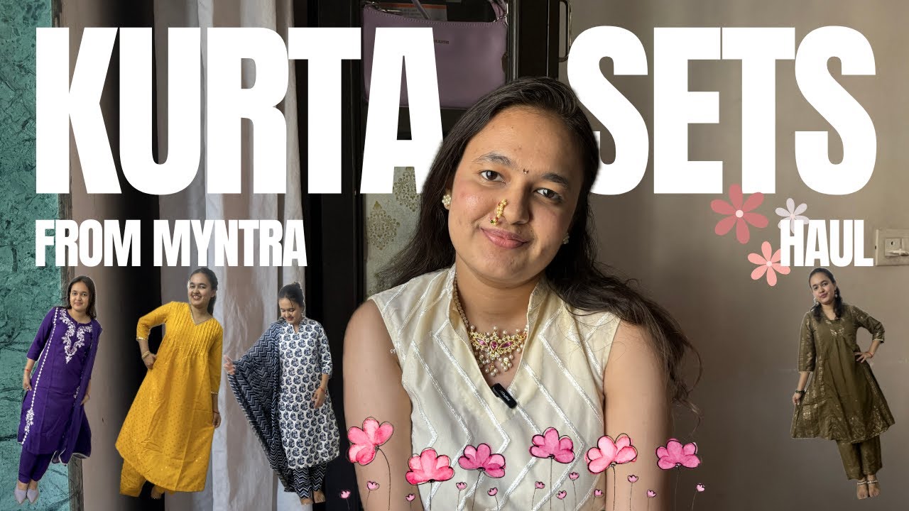 Myntra Trendy collection *Kurta Set! Under Budget #myntrahaul