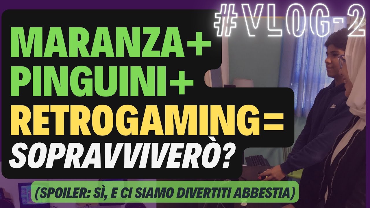 Porto il retrogaming tra MARANZA e pinguini [VLOG 2]