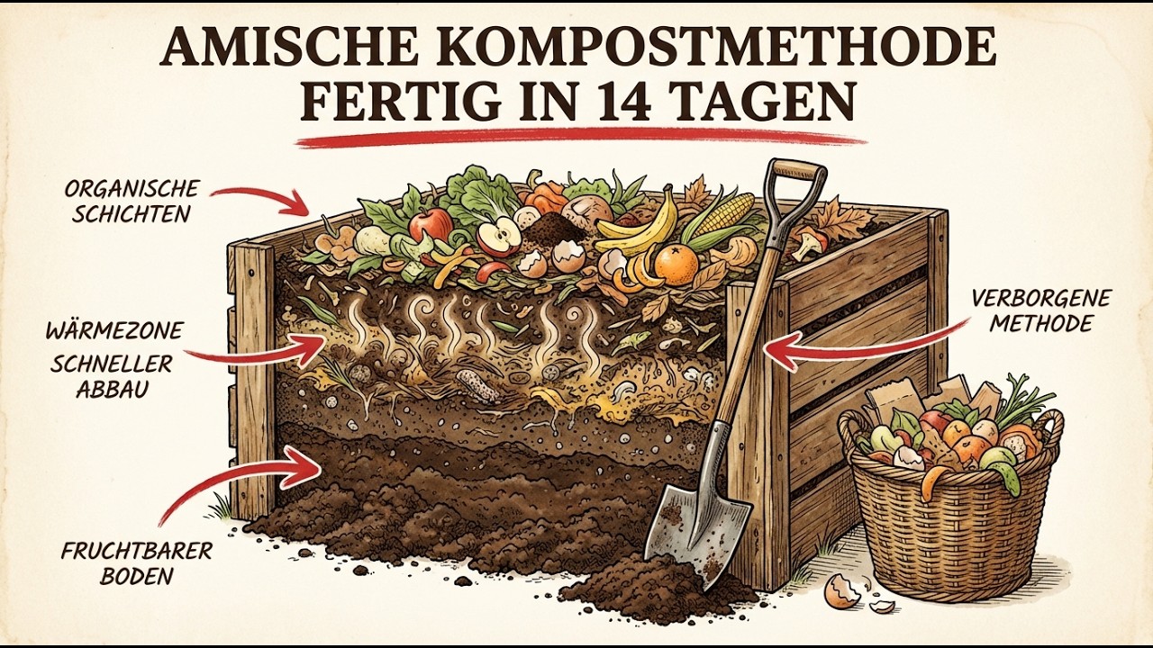 Von Abfall zu Kompost in 14 Tagen &ndash; Die Amish-Methode, die sie nicht lehren