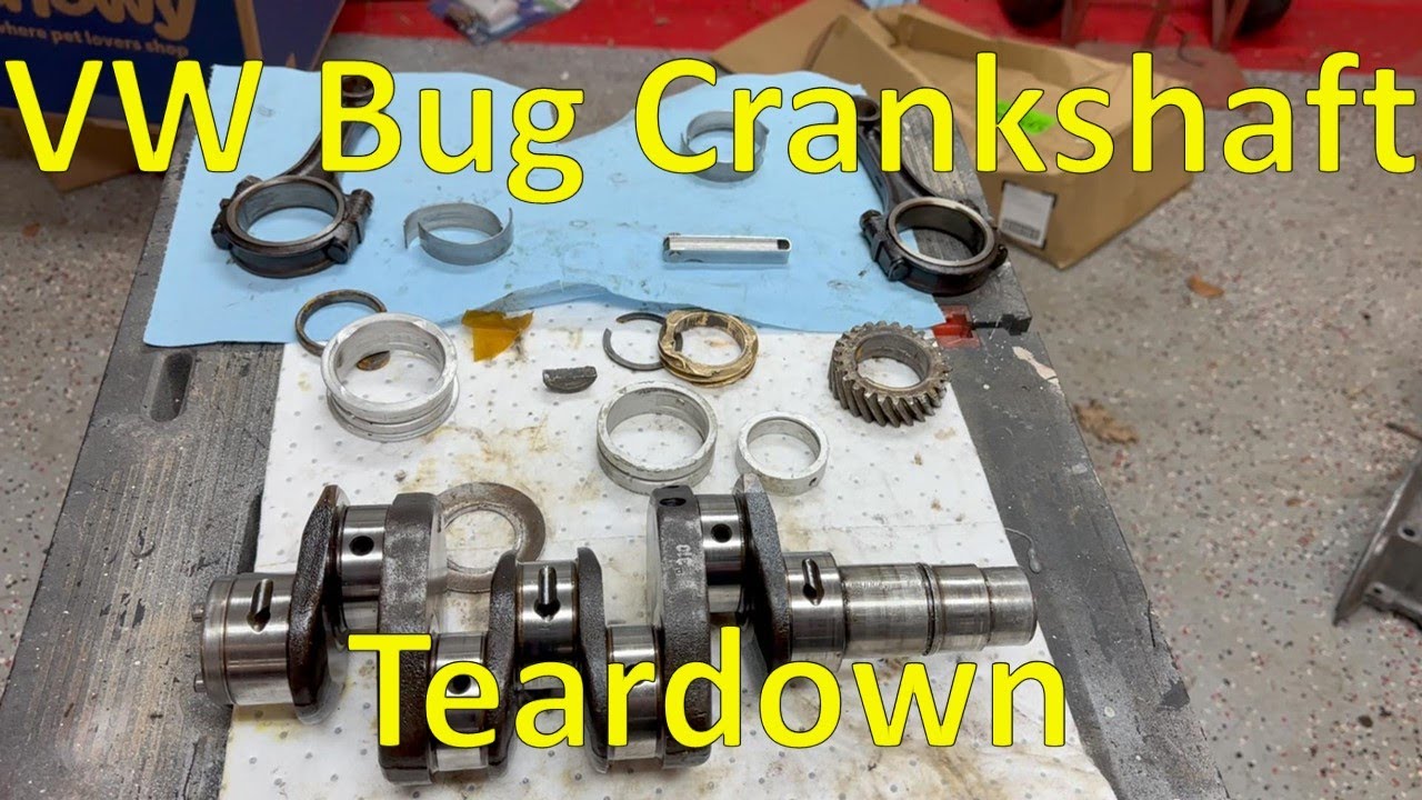VW Bug Engine Crankshaft Tear Down