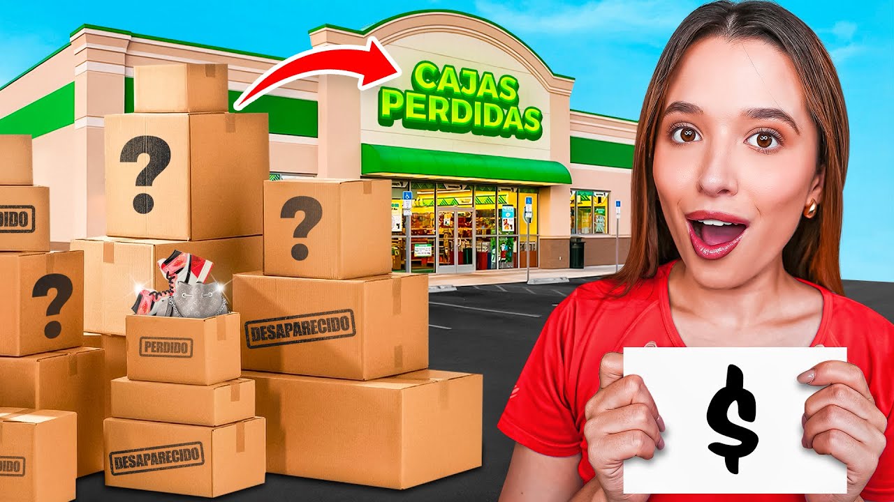Así es una tienda de paquetes perdidos TIENEN QUE VER lo que encontré! | Laura Mejia