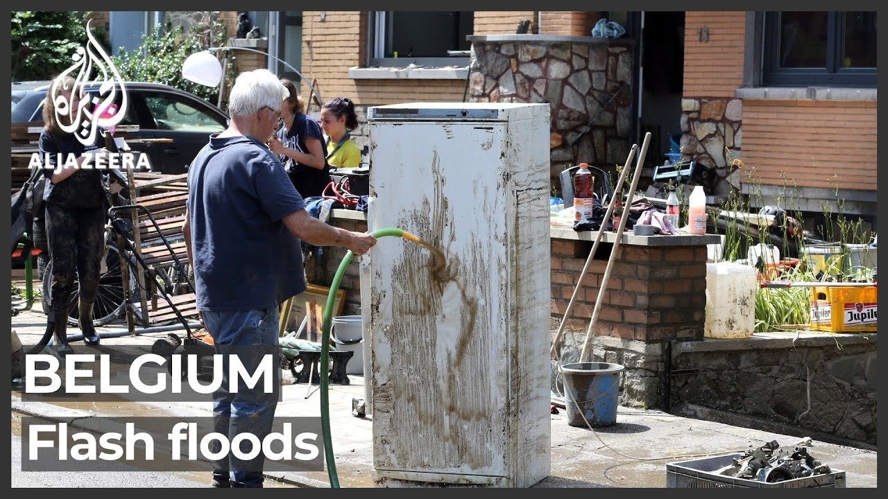 Western Europe floods: Search for hundreds still missing