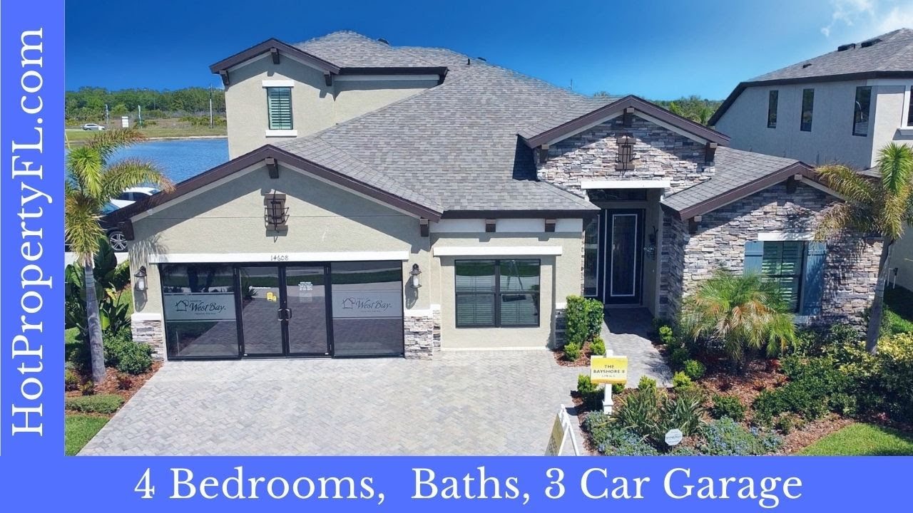 New Model Home Tour | Tampa / Lithia FL. | Hawkstone, WestBay homes | Bayshore model