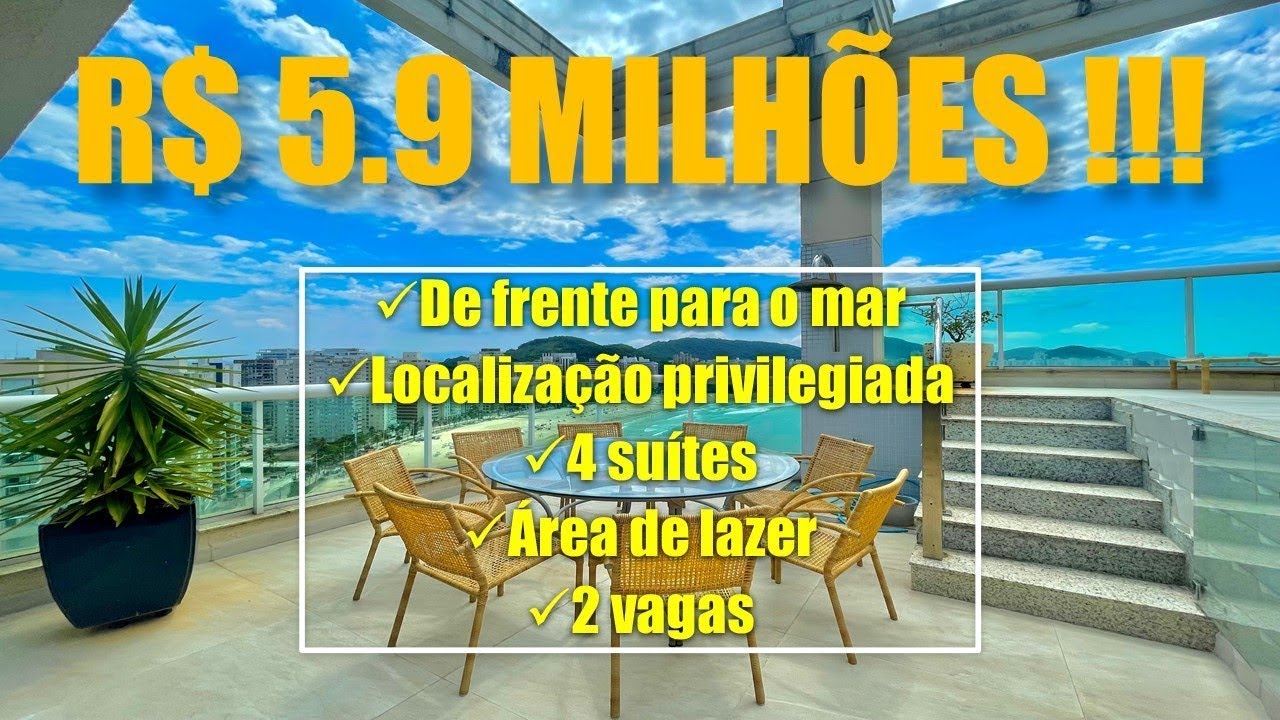 FANTÁSTICA COBERTURA DE ALTO PADRÃO FRENTE MAR NAS ASTÚRIAS - R$ 5.9 MILHÕES