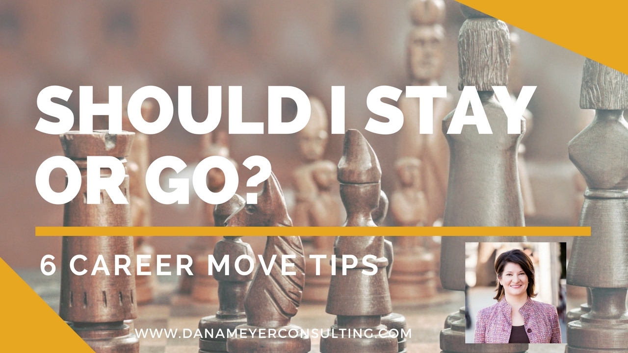 Should I Stay or Go? Career Options Made Easy - Dana Meyer Consulting