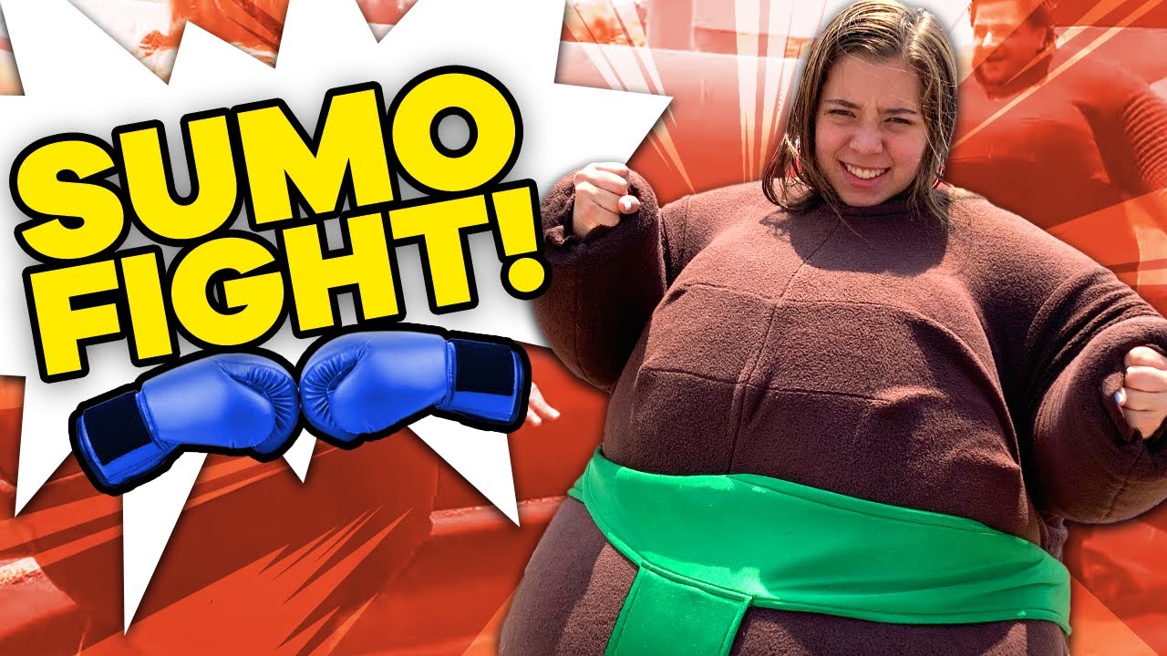 I tried to be a SUMO FIGHTER / NOT EASY!