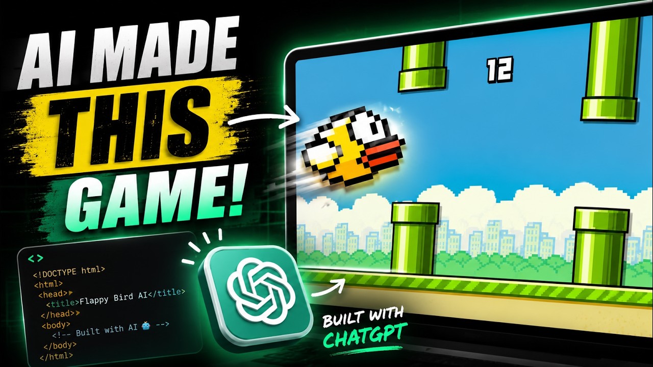 I Recreated Flappy Bird With ONLY AI! 😳