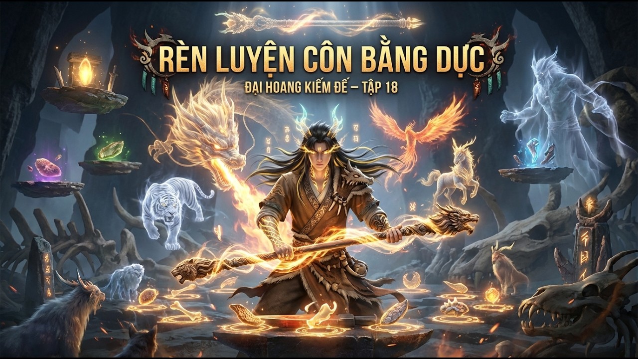 ĐẠI HOANG KIẾM ĐẾ FULL  #18 Long Uy Chấn Thế – Vạn Vật Cúi Đầu