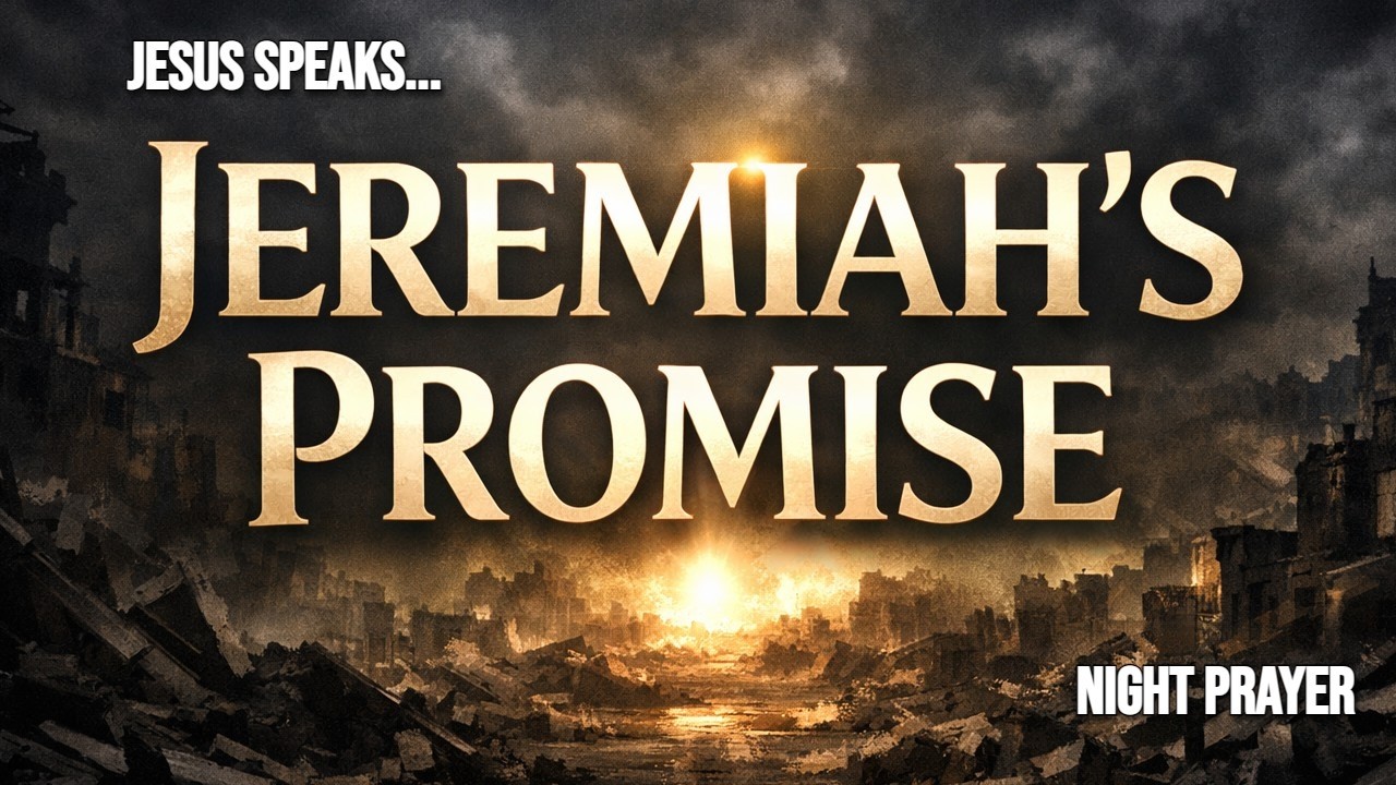 JESUS SPEAKS... PRAYER OF TRUST AND RESTORATION...      JEREMIAH'S  PROMISE