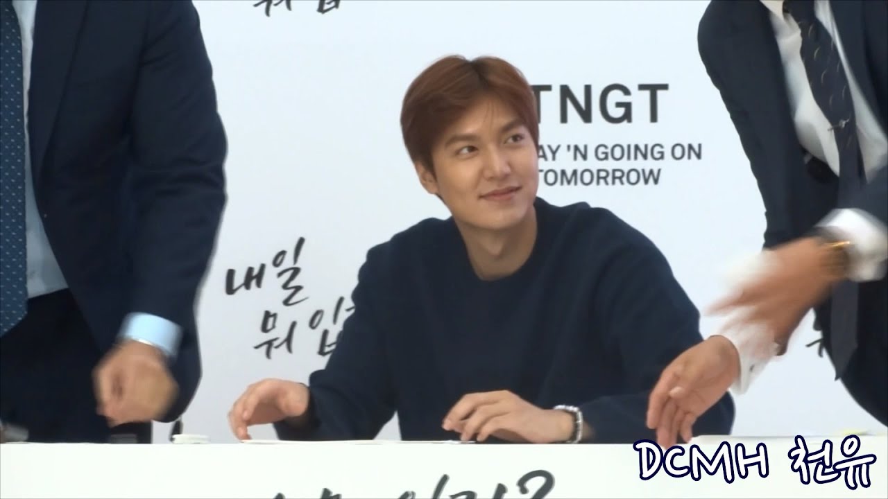 150914 이민호 TNGT 팬사인회 밥 먹었어?