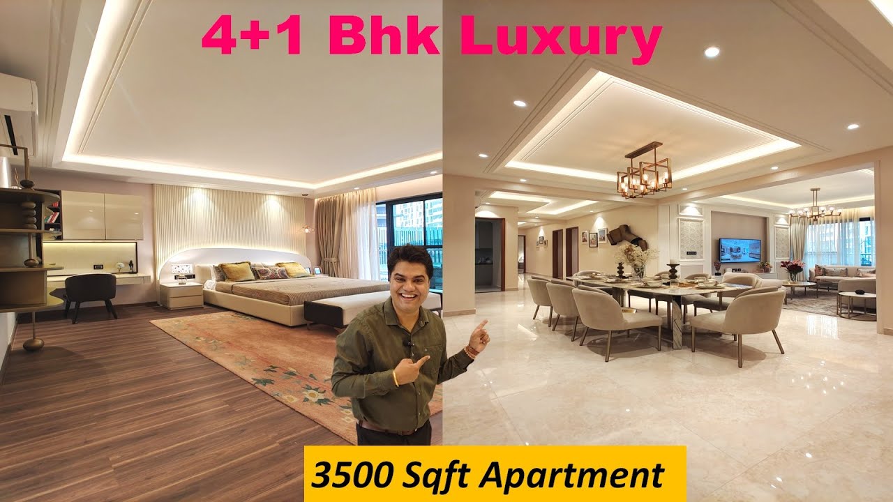 4 Bhk Flat in Chandigarh | 3500 Sq ft House Plans 4 Bedrooms | Luxury Apartment in Mohali
