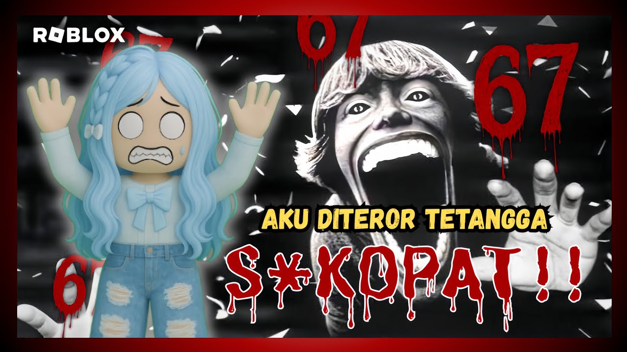 TOLONG!! AKU DITEROR TETANGGAKU 😱😭 | ROBLOX HORROR