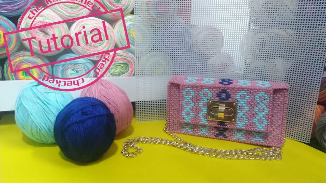 Tutorial Canvas Cross body Cartera Canvas, malla plástica.