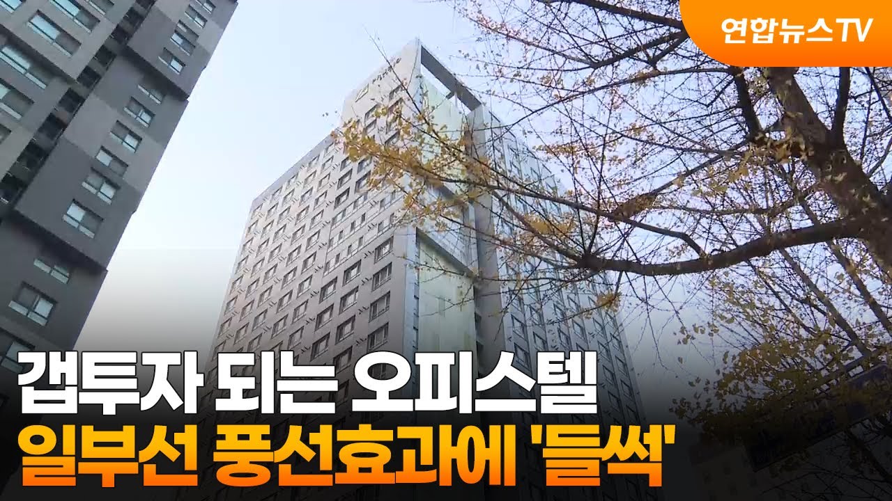 갭투자 되는 오피스텔&hellip;일부선 풍선효과에 '들썩'  / 연합뉴스TV (YonhapnewsTV)