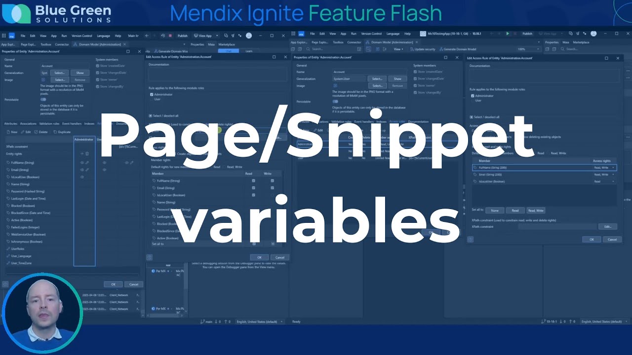 ✅ Mendix Page/Snippet Variables – How to Simplify Data Handling in Pages