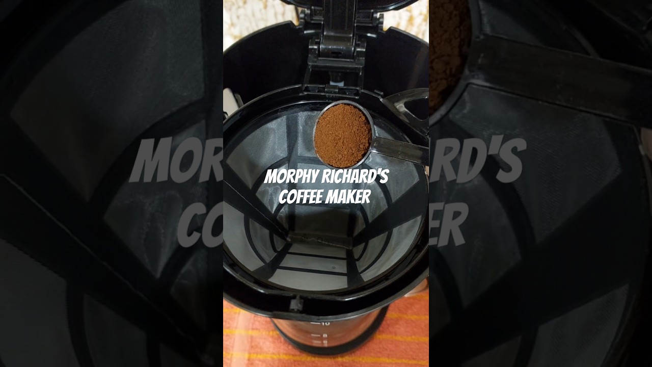Morphy Richard'scoffeemaker #morphyrichards#morphy#coffeemaker#coffee #blackcoffee#coffeemakerreview