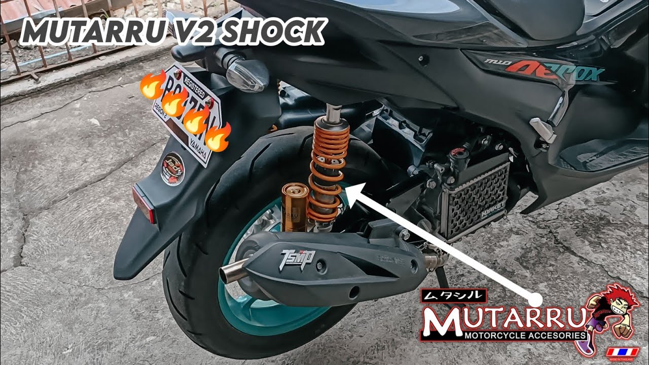 Mutarru V2 black series shock Aerox V2.