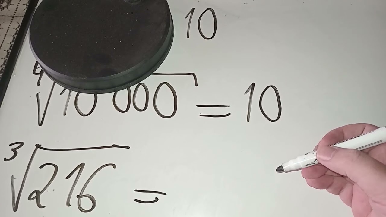 Raíces de números grandes