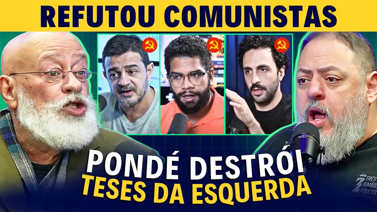 Pondé DESMONTA principais TESES da ESQUERDA com argumentos IRREFUTÁVEIS
