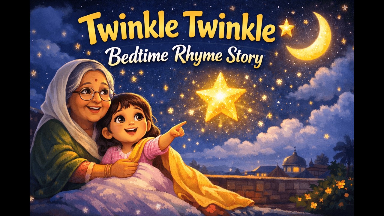 Twinkle Twinkle Little Star | Magical Bedtime Rhyme for Kids 🌙 | Soothing Lullaby | Magic Story Tree