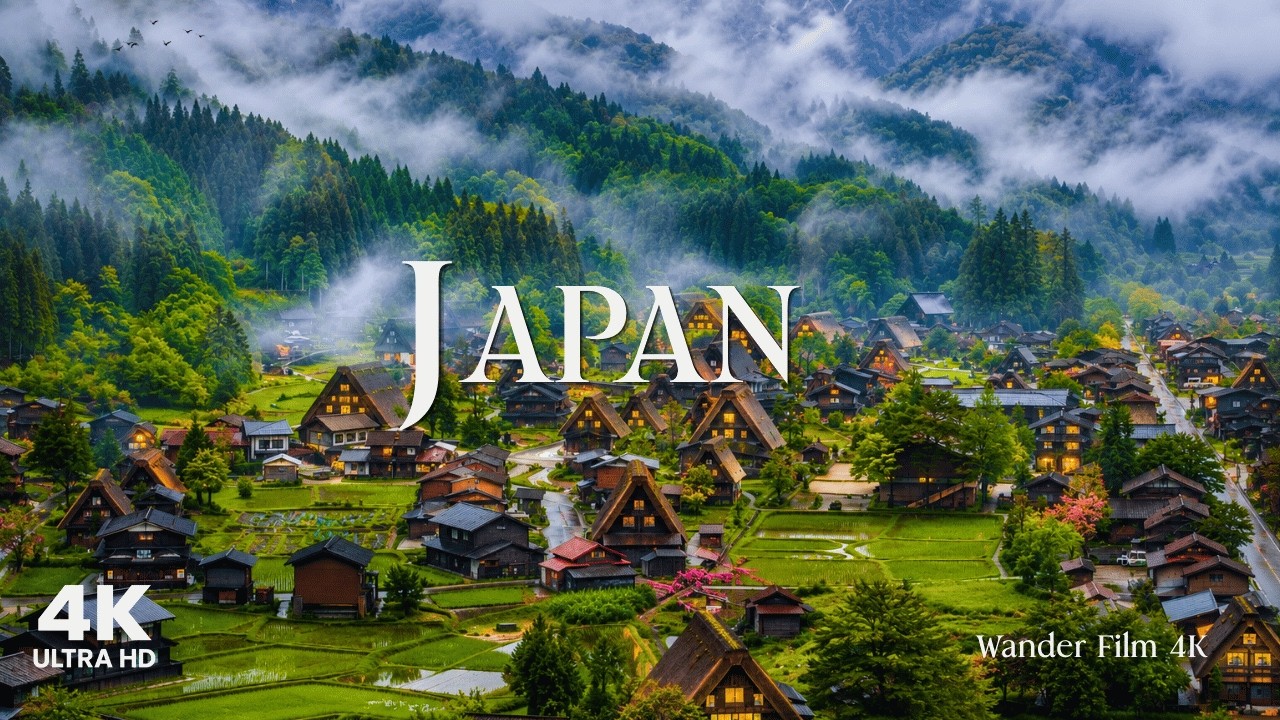 Japan in 4K – Peaceful Nature Journey With Incredible Views