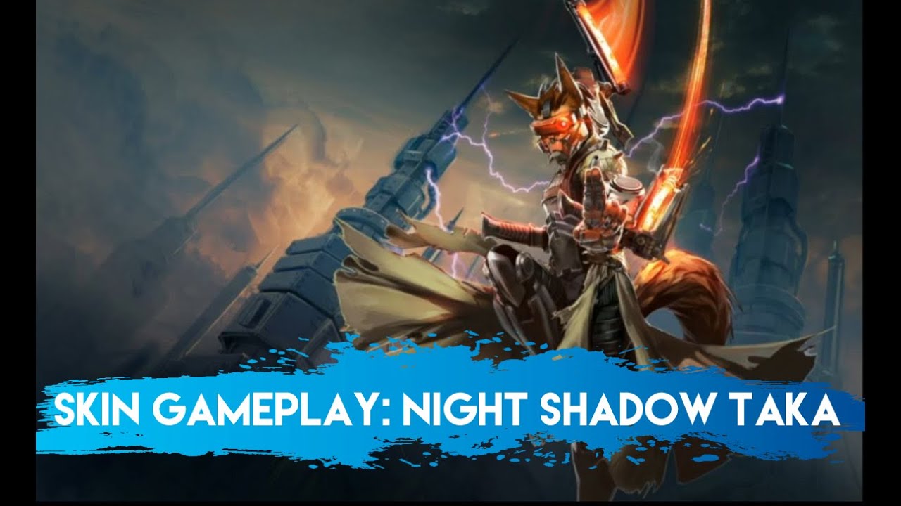 Vainglory Skins - Night Shadow Taka [Limited Edition] Jungle Gameplay [Update 1.15]
