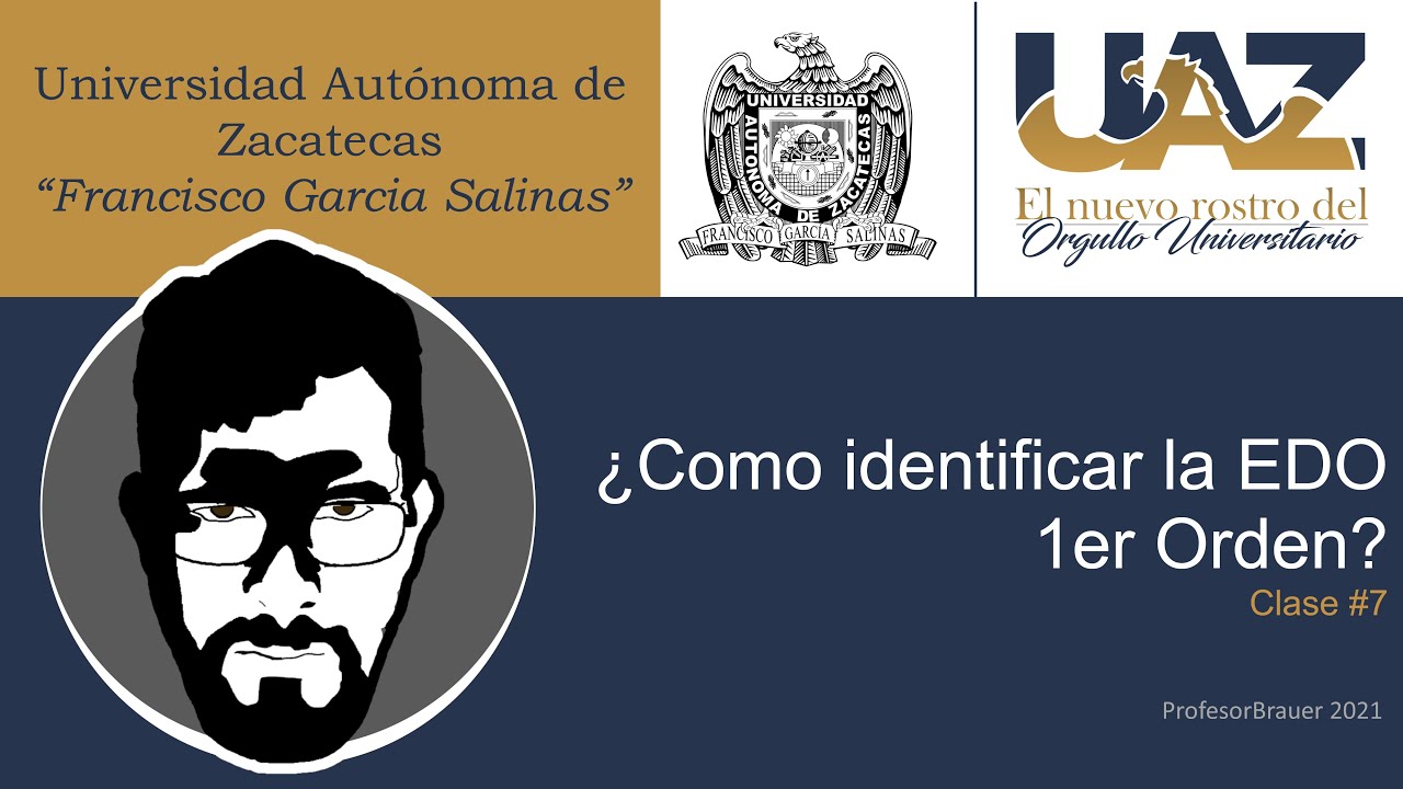 Clase 7: EDO 1er Orden - Como identificar