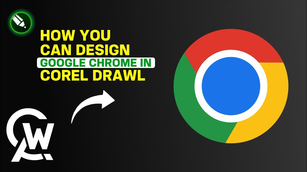 Learn how to design the Google Chrome logo using CorelDRAW.